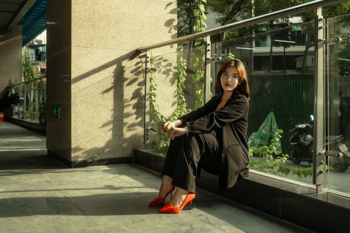 Terno de grife e moda de luxo coreana